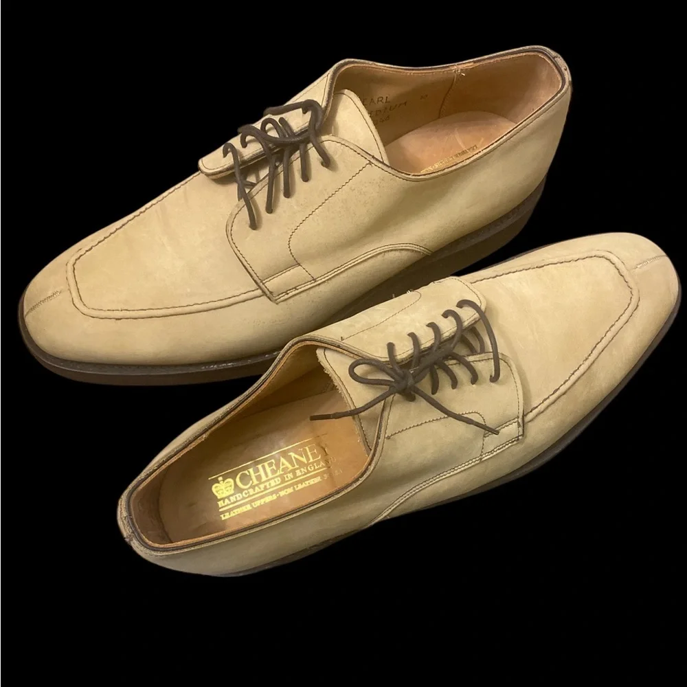 CHEANEY DERBY LEATHER SHOES SIZE 10